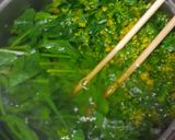 菜の花の蕾のとこ摘んできてカラシ和え作り方6写真