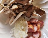 残りご飯活用☆イタ飯ランチ☆高級リゾット作り方1写真