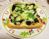 海苔の佃煮とマヨチーズのトースト作り方8写真
