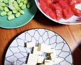 トマトとクリームチーズのぱぱっと丼作り方1写真