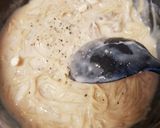鮭☆鮭フレーク消費☆クリームパスタ☆昼食作り方2写真