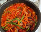 【簡単夕食】茄子のトマトソース炒め作り方6写真