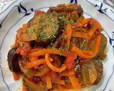 【簡単夕食】茄子のトマトソース炒め作り方7写真
