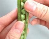 簡単給食 グリンピースごはん作り方3写真