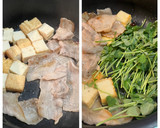 厚揚げと豚バラ肉のピリ辛さっぱり炒め作り方3写真