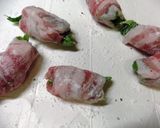 スナップえんどうの肉巻きみそだれソテー作り方4写真