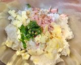 お弁当やランチに。おにぎりの具ハムチーズ大葉巻き作り方2写真