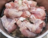 簡単♪骨付き鶏もも肉スープ作り方4写真