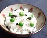 簡単給食 グリンピースごはん作り方6写真