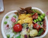 お弁当♪中学生☆女の子〜豆ごはん〜作り方1写真