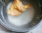 フライドチキンでサムゲタン・ボタンひとつ作り方1写真