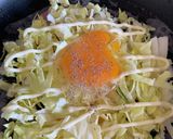 ライスペーパーでパリパリ簡単ハムエッグ作り方4写真