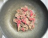 牛こま肉とキノコたっぷりのハヤシライス作り方2写真
