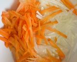 大根にんじんツナの塩昆布和えサラダ作り方1写真