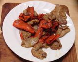 焼き人参と豚肉のしょうゆ系炒め作り方25写真