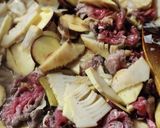 たけのこと牛肉のオイスターソース炒め作り方2写真