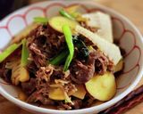 たけのこと牛肉のオイスターソース炒め作り方5写真