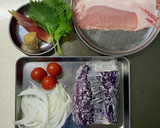 ＊豚肉となすのみょうがだれ＊作り方1写真