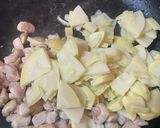 春の食育「筍と鶏もものこて煮」作り方2写真
