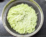 中島菜手延べうどんでホットプレート瓦そば作り方2写真