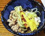 中島菜手延べうどんでホットプレート瓦そば作り方11写真