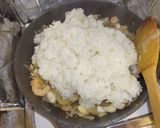 シーフードオムライス明太クリームソース作り方6写真