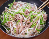 行列の中華屋の♡とろとろ餡もやし青椒肉絲作り方3写真