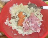マヨ明太ポテトチーズ焼き作り方3写真