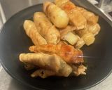 大根の豚肉巻き作り方9写真