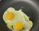 水菜とハムと卵のわさびマヨネーズ和え作り方3写真