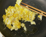 水菜とハムと卵のわさびマヨネーズ和え作り方5写真