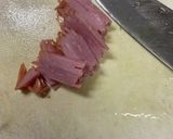 水菜とハムと卵のわさびマヨネーズ和え作り方7写真