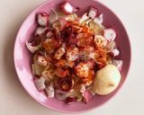 たことじゃがいものホットサラダ作り方3写真