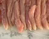 ささみの筋と筋膜を簡単に取る方法作り方5写真