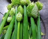 ネギ坊主の天ぷら,ネギボーズ作り方1写真