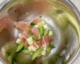 アボカドを広げて♪生ハムきゅうりサラダ作り方7写真
