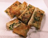 余り物で！しっかり味の餃子春巻き作り方5写真