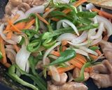 鶏むね肉の青椒肉絲風いため作り方7写真