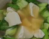 タケノコ入りチンゲン菜と豆腐の中華スープ作り方5写真