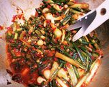 -野蒜キムチアレンジ-のびる-野草-餃子作り方1写真