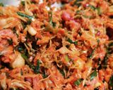 -野蒜キムチアレンジ-のびる-野草-餃子作り方3写真