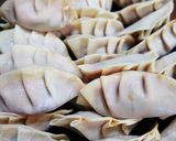 -野蒜キムチアレンジ-のびる-野草-餃子作り方4写真