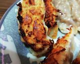 -野蒜キムチアレンジ-のびる-野草-餃子作り方9写真