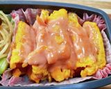 高校生男子お弁当24年4月18日作り方1写真