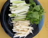 セロリとじゃがいものきんぴら作り方2写真