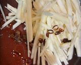 セロリとじゃがいものきんぴら作り方3写真