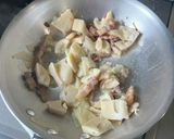 筍のカルボナーラスパゲッティ作り方12写真
