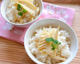 白だしだけ！簡単たけのこ炊き込みご飯作り方4写真