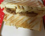 照り焼きチキンとりんごのサンドイッチ作り方6写真