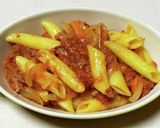 ペンネのコンビーフトマトソースグラタン作り方8写真